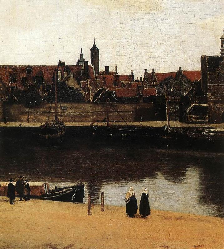 VERMEER VAN DELFT, Jan View of Delft (detail) wt